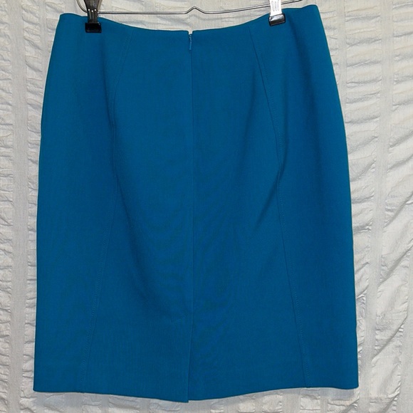 Halogen Teal Pencil Skirt - Picture 2 of 6